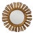 French Gilt Sunburst or Starburst Mirror (Diameter 20) For Sale