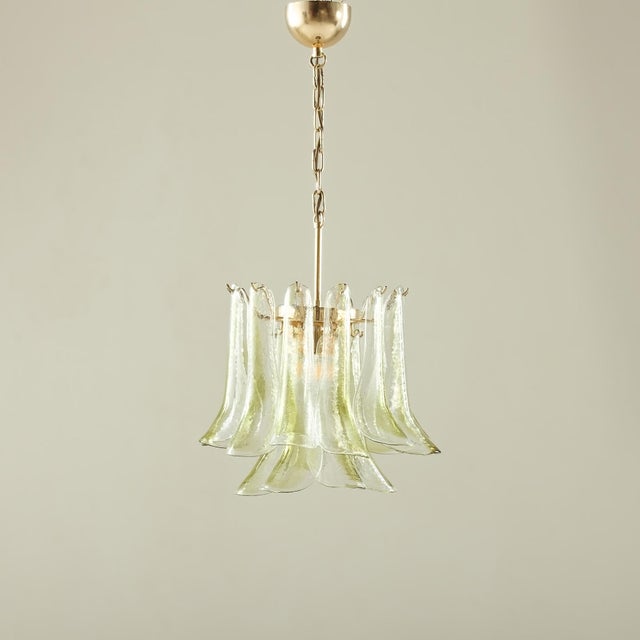 1970s Brass and Murano Glass Chandelier from La Murrina, 1970s For Sale - Image 5 of 15
