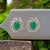Diamond Emerald Earrings 14 Karat White Gold 4.05 TCW Certified For Sale - Image 11 of 11