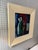 Mid-Century Modern Incredible Polia Pillin Glazed Plaque in Original Frame C1958 Titled Nocturne For Sale - Image 3 of 12