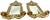 1980s Pair of Virginia Metalcrafters Brass Wall Mirror Sconces With Green Man Motif & Candleholders For Sale - Image 5 of 13