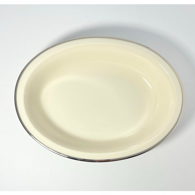 1980s Lenox “Montclair” Bone China Oval Serving Bowls - a Pair For Sale In Dallas - Image 6 of 9