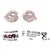 14 Karat White Gold Fashion Earrings With Diamonds 1.25 TDW For Sale - Image 9 of 9