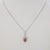 Aaa Padparadscha Sapphire Pendant With Natural Diamond Accents: Solid 14k Gold For Sale - Image 4 of 7