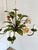 Vintage French Painted Tole 5-Light Water Lily Chandelier, 1960s For Sale - Image 9 of 18