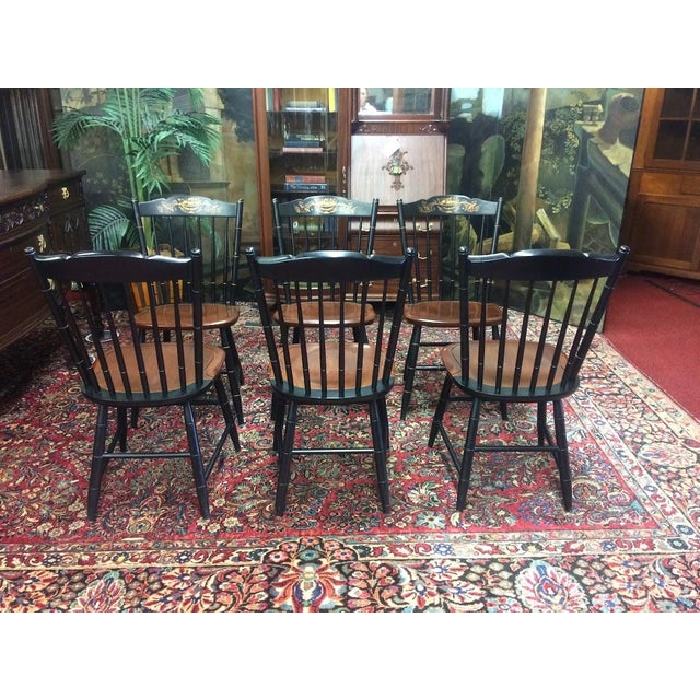 Hitchcock Dining Chairs, Set of Six For Sale - Image 13 of 15