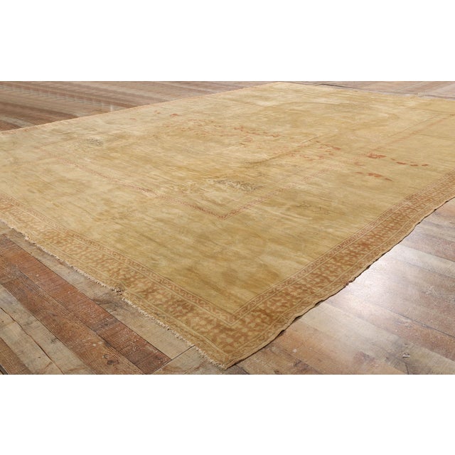 Textile Late 19th Century Antique European Austrian Rug - 10'07 X 14'02 For Sale - Image 7 of 9