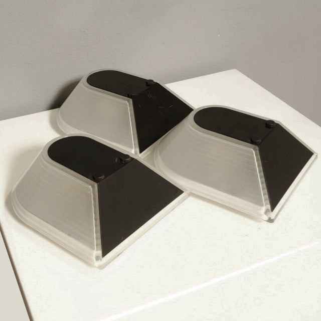 Vintage Trio Prisma Tesi Floral Design Lamps, Italy, 1980s, Set of 3 For Sale - Image 16 of 18