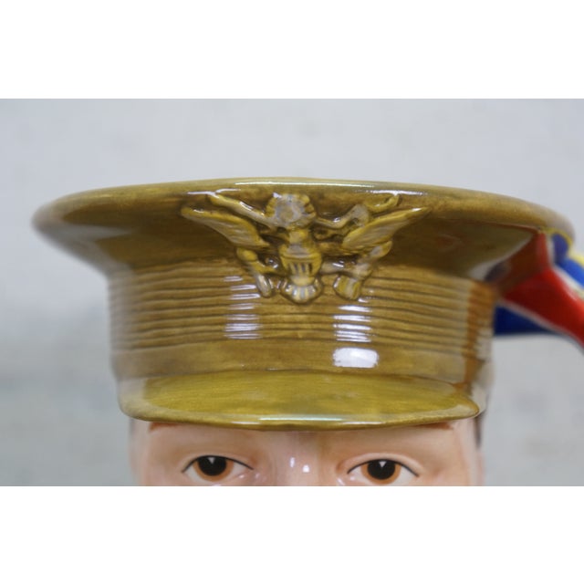 2000 - 2009 Royal Doulton General John Pershing Military Leader Toby Character Jug For Sale - Image 5 of 17
