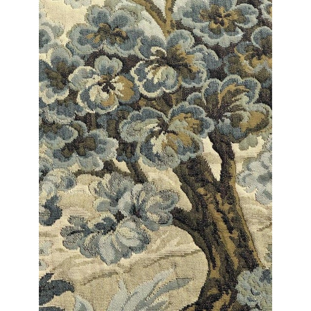 Mid-Century French Jacquard Tapestry in the style of Aubusson, 1960s For Sale - Image 14 of 18