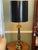 Vintage MCM Stiffel Brass Torchiere Lamps With Diffuser Shades 38" - a Pair For Sale - Image 11 of 11