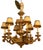 Antique Gustavian Style Swedish Beechwood Chandelier For Sale In Los Angeles - Image 6 of 9