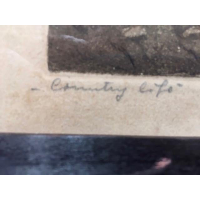 Early 20th Century Antique W. Landsman "Country Life" Hand-Colored Lithograph Print For Sale In New York - Image 6 of 8