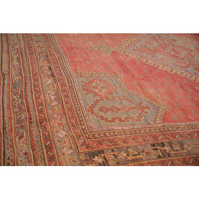 1930s Vintage Oushak Square Carpet - 13'3" x 15'1" For Sale - Image 5 of 15