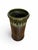 An authentic early 20th-century Art Nouveau majolica pottery umbrella and cane stand manufactured by the historic Brush-...