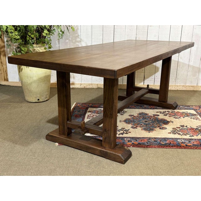 Elm Monastery Table, 1970s For Sale - Image 12 of 18