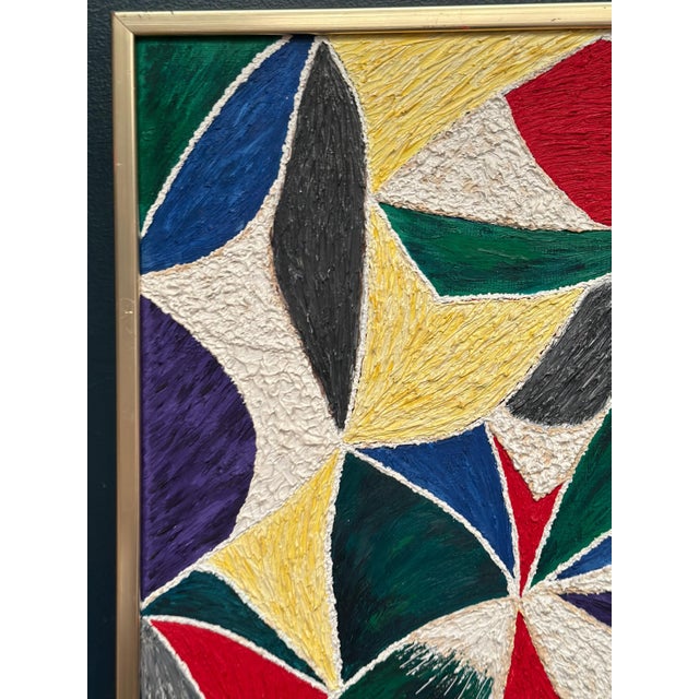 M. Hulander, Abstract Composition II, 1960s, Oil on Canvas, Framed For Sale - Image 11 of 18