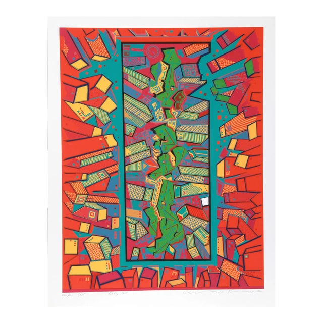 Risaburo Kimura, City 360, Serigraph For Sale