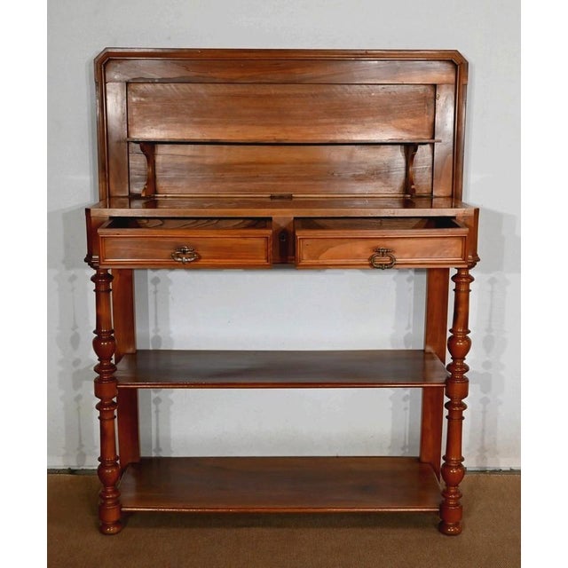 Antique Walnut Service Table For Sale - Image 5 of 18