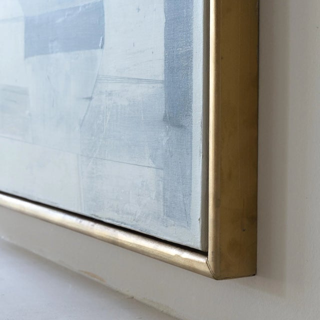 Wood 2018 “Revolution” Large Black, White and Gray Acrylic on Canvas by Sandy Walker For Sale - Image 7 of 8