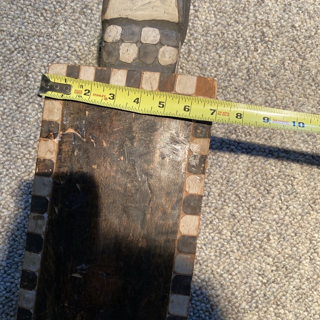 Wood Large Wood Alligator Folk Art Sculpture For Sale - Image 7 of 18