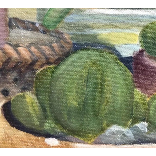 Vintage Oil Painting - Still Life For Sale - Image 4 of 5