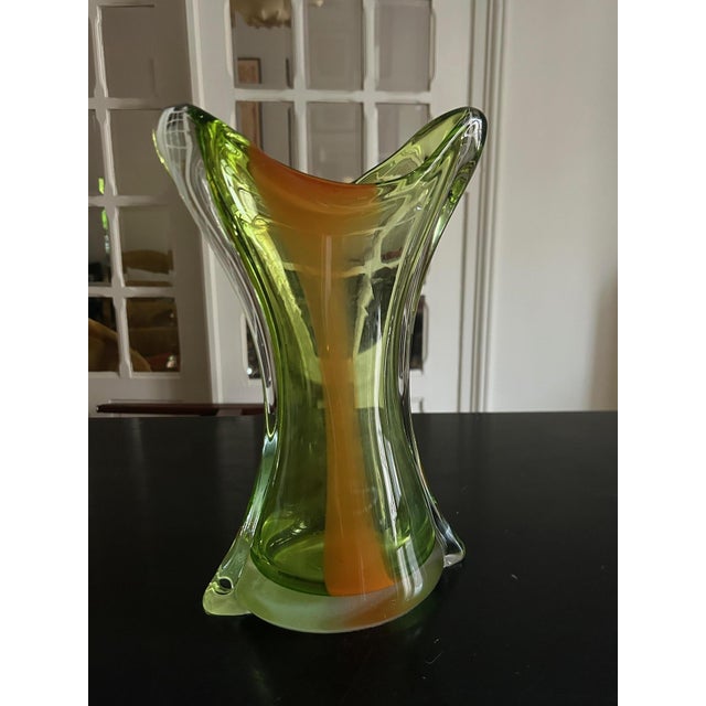 Large Murano Glass Vase, 1960s For Sale - Image 9 of 9
