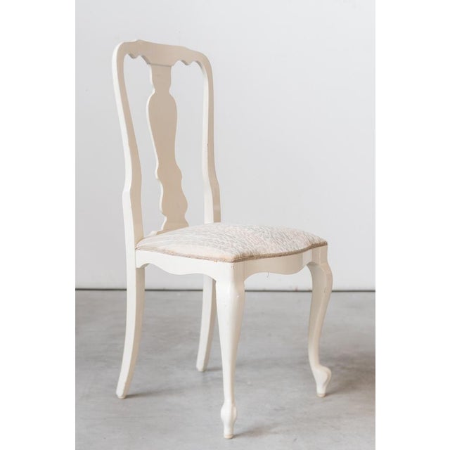 Extendable Dining Table with 5 Lacquered White Chairs by Mario Sabot, 1980s, Set of 6 For Sale - Image 10 of 18