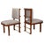 Bespoke Mahogany Library Chairs by Amir Khamneipur - a Pair For Sale