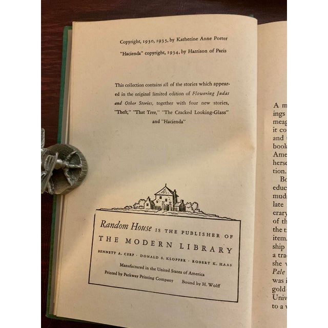Tan Vintage Book - Flamingo Judas by Katherine Anne Porter, First Modern Library Edition For Sale - Image 8 of 15