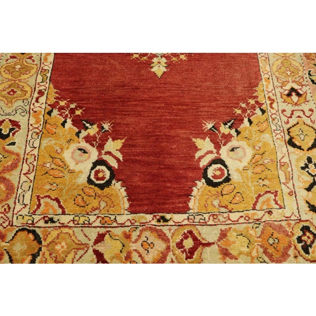 Vintage Turkish Oushak Rug - 03'02 X 05'11 | Chairish