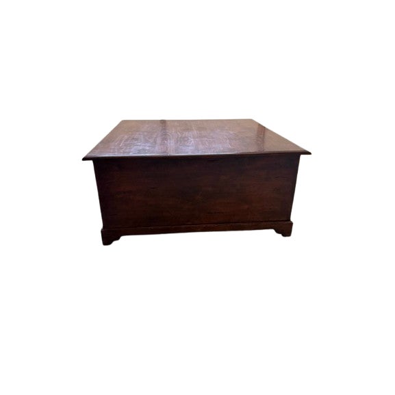 Rustic Coffee Table With Multiple Drawers For Sale - Image 3 of 5