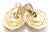 Contemporary Van Cleef & Arpels 18k Yellow Gold Diamond MOP Door Knocker Earrings For Sale - Image 3 of 12