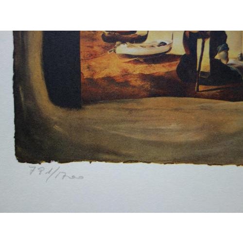 Salvador Dalí, Normandy, SNCF Butterfly Suite, Original Lithograph For Sale - Image 4 of 7