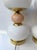 2020s Contemporary Brass and Murano Glass Textured Bulb Lamps - Pair For Sale - Image 5 of 12