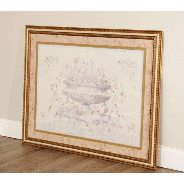 Neoclassical Vanguard Studios Neoclassical Floral Urn Wall Print For Sale - Image 3 of 13