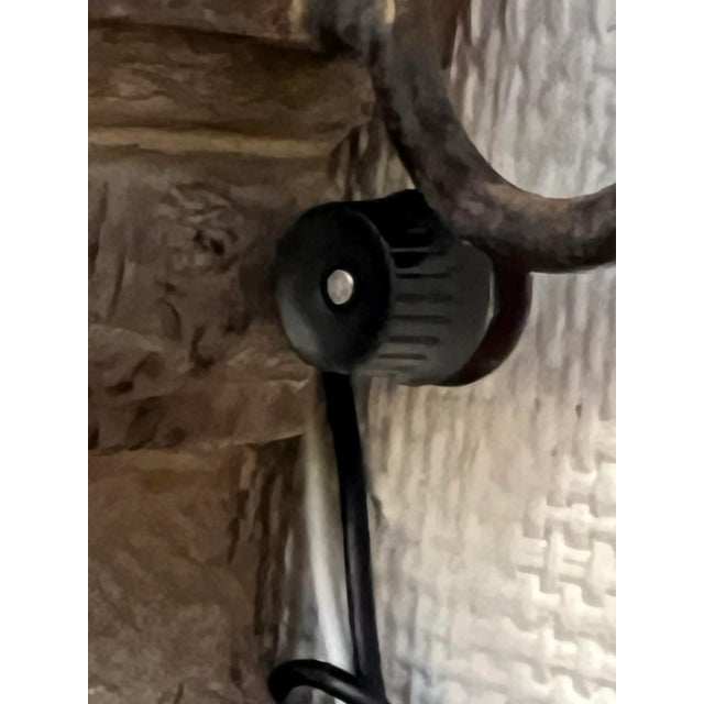 1960s 1960s Wooden Folk Art Torch/ Urn Sconce For Sale - Image 5 of 12