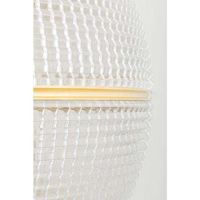 2020s Hudson Valley Lighting Mark D. Sikes Sphere No. 3 1-Light Large Pendant, Aged Brass For Sale - Image 5 of 7
