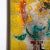 Modernist Ceramic Tile Wall Plaque of Sunflowers Signed Gilbert Valentin For Sale - Image 9 of 13