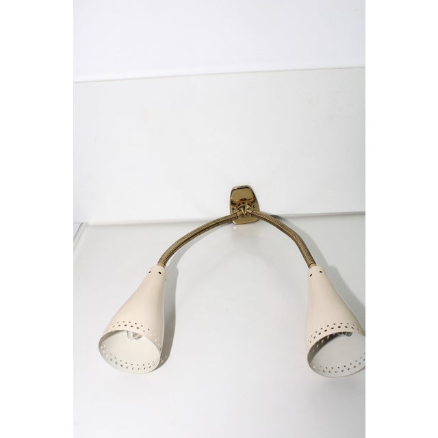Metal Flex Arms Wall Lamp by Rupert Nikoll for Rupert Nikoll, 1950s For Sale - Image 7 of 17