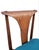Mid 20th Century MCM Lawrence Peabody Dining Chair Newly Reupholstered in Leather - Set of 6 For Sale - Image 5 of 6