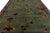 Textile Antique 1920s Art Deco Chinese Nichols Rug in Sage Green & Plum Floral Design For Sale - Image 7 of 12