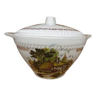 Earthenware Tureen from Keller & Guérin, 1890s For Sale