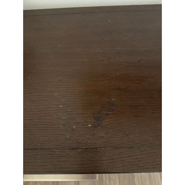 Mid-Century Modern Chestnut Night Table-Set of 2 For Sale - Image 11 of 12