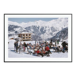 Courchevel 1979 by Slim Aarons Lack Framed C-Print For Sale