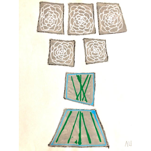 A completely unique and original artwork on paper. COA included. Unframed. Please contact Chairish regarding combined...