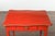 French 1820s Restauration Period Red Side Table with Serpentine Top and Drawer For Sale - Image 12 of 12