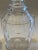 Early 19th Century Clear Blown Glass Decanter with Stoppers Set. Attributed to Royal, Nelson or Fancy. Wide lip at top...