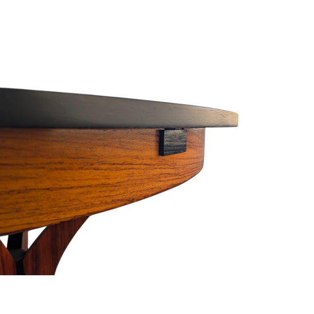 Extendable Wooden Dining Table, Italy, 1960s For Sale - Image 4 of 16