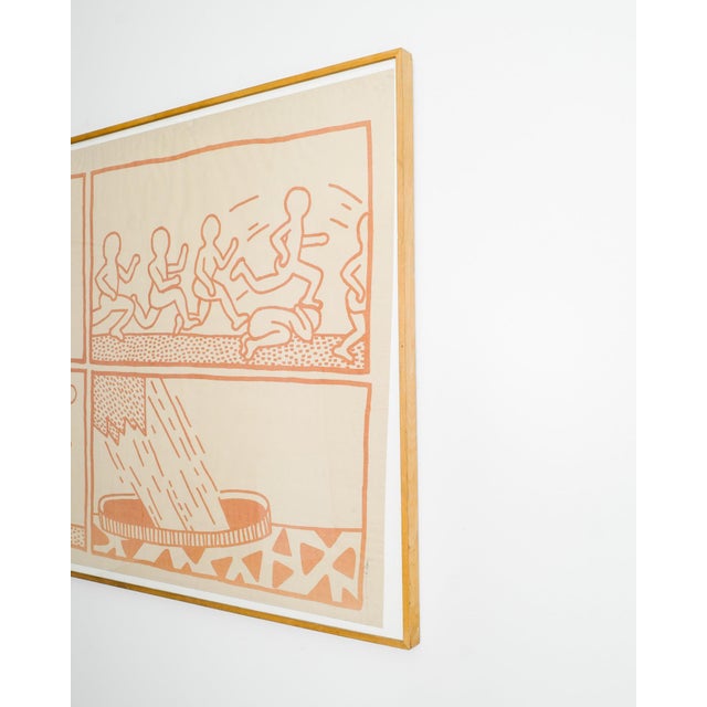 1980s Keith Haring, Figurative Composition, 1981, Print on Paper, Framed For Sale - Image 5 of 8